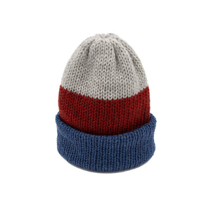 Short Stack - Adult Unisex - arctic pool heather/firecracker red heather/dove grey