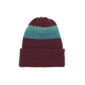Short Stack - Adult Unisex - merlot heather/toothpaste green fade