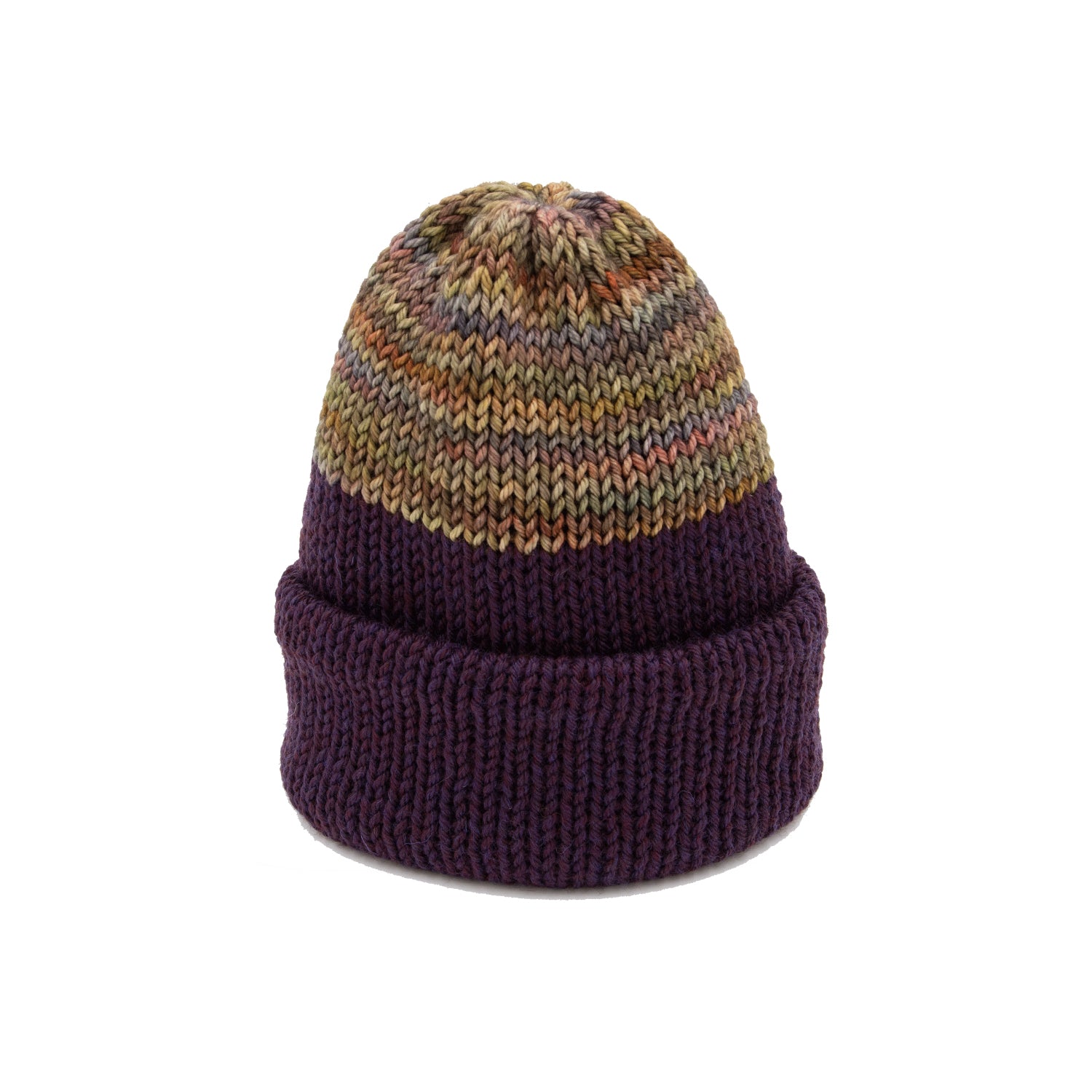 Short Stack - Adult Unisex - claret heather/beige chop