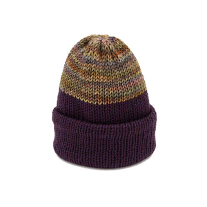 Short Stack - Adult Unisex - claret heather/beige chop