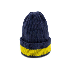 Short Stack - Adult Unisex - delft blue heather/buttercup