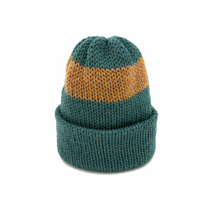 Short Stack - Adult Unisex - lagoon green heather/gold fade
