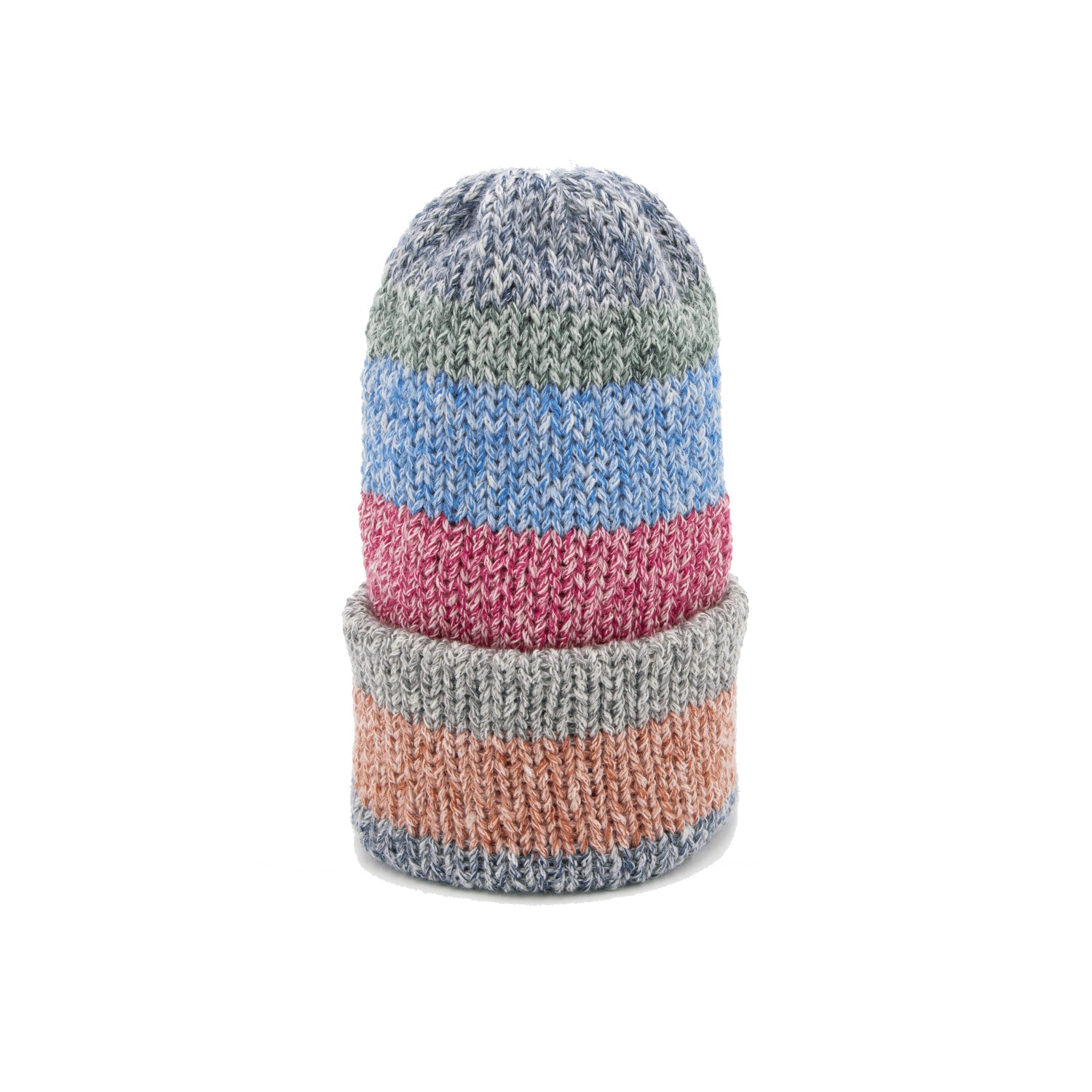 Short Stack - Adult Unisex - island marled blocks multicolor