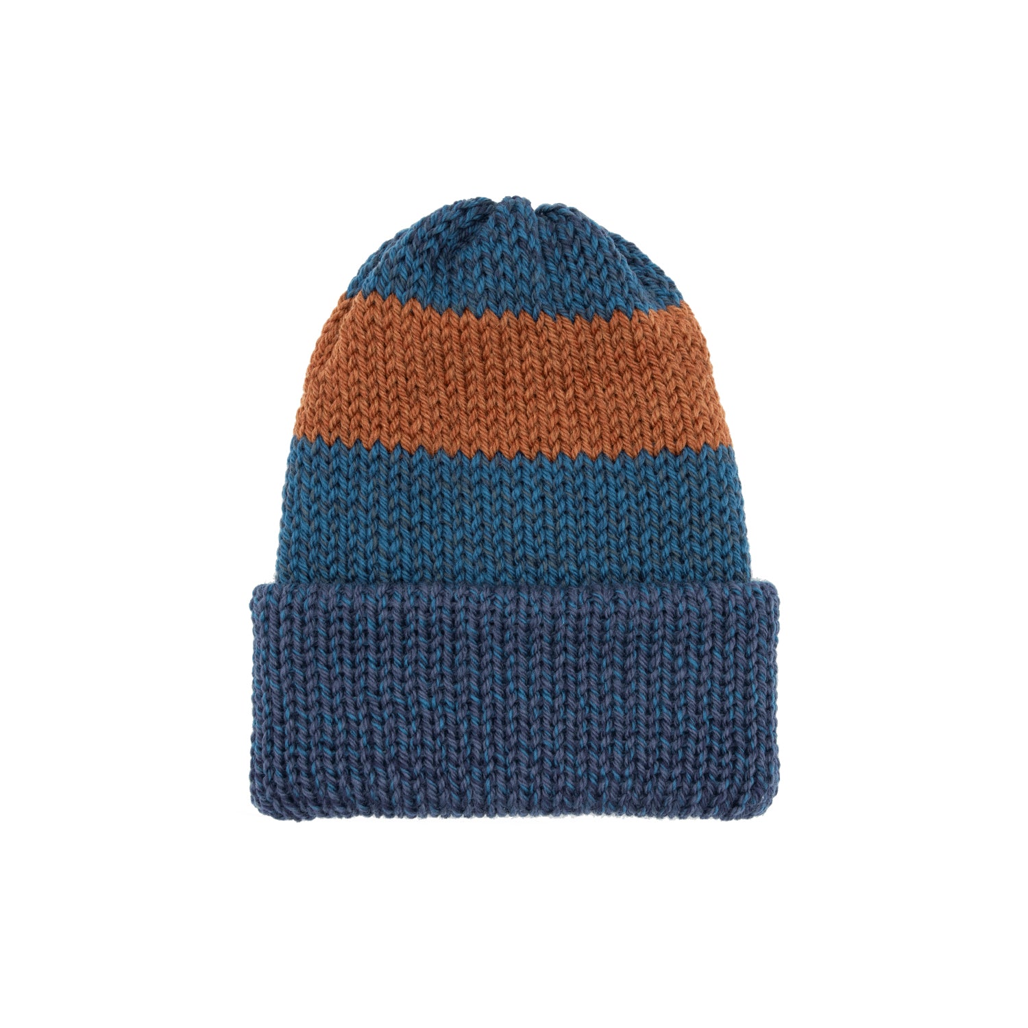 Short Stack - Adult Unisex - heathered blue jay/brick red